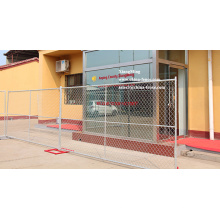 Hot Dipped Galvanized Chain Link Fence Panels Temporary Fencing Iron Fence